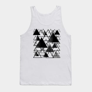 TRIANGLE PATTERN, BLACK TRIANGLES Tank Top